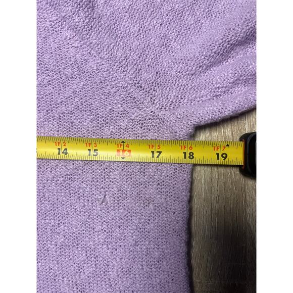 L.L. Bean Pink Women's Small Midweight Cotton Slub Rollneck Pullover - Picture 3 of 4